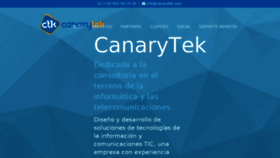 What Canarytek.com website looked like in 2018 (6 years ago)