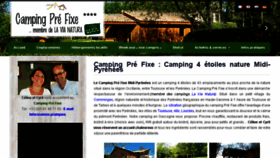 What Camping-pre-fixe.com website looked like in 2018 (5 years ago)