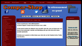 What Compar-shop.com website looked like in 2018 (5 years ago)