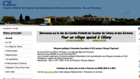 What Ciq-celony.fr website looked like in 2018 (5 years ago)