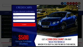 What Credocars.com website looked like in 2018 (5 years ago)