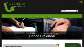 What Campusprovincia.com.ar website looked like in 2018 (5 years ago)
