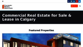 What Calgaryretailservices.com website looked like in 2018 (5 years ago)