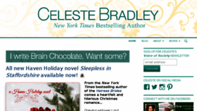 What Celestebradley.com website looked like in 2018 (5 years ago)
