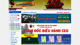 What Canthoinfo.com.vn website looked like in 2018 (5 years ago)