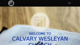 What Calvarywesleyan.org website looked like in 2018 (5 years ago)