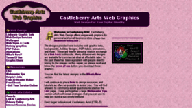 What Castleberryarts.com website looked like in 2018 (5 years ago)