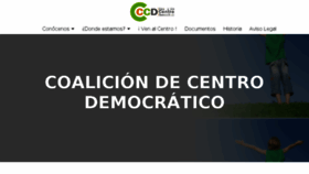 What Ccd-centro.es website looked like in 2018 (5 years ago)