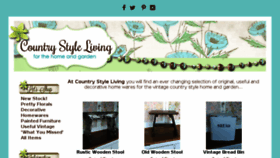 What Countrystyleliving.co.uk website looked like in 2018 (5 years ago)