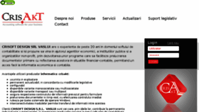 What Crisakt.ro website looked like in 2018 (7 years ago)