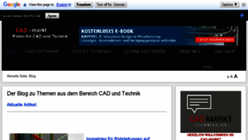What Cad-markt.de website looked like in 2018 (5 years ago)