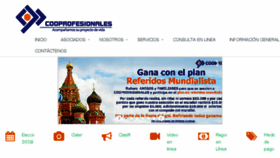What Cooprofesionales.com.co website looked like in 2018 (5 years ago)