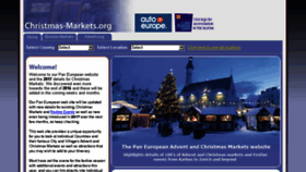 What Christmas-markets.org website looked like in 2018 (5 years ago)