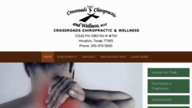 What Crossroadschiropractic1960.com website looked like in 2018 (5 years ago)