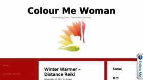 What Colourmewoman.com website looked like in 2018 (6 years ago)