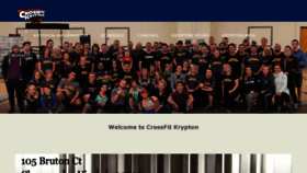What Crossfitkrypton.com website looked like in 2018 (5 years ago)