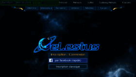 What Celestus.fr website looked like in 2018 (5 years ago)