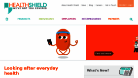 What Connect.healthshield.co.uk website looked like in 2018 (6 years ago)
