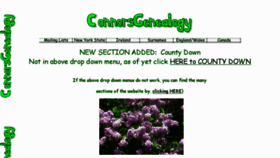 What Connorsgenealogy.com website looked like in 2018 (6 years ago)