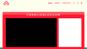 What Charlieblossom.com website looked like in 2018 (5 years ago)