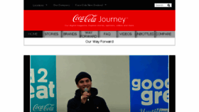 What Coca-colajourney.co.nz website looked like in 2018 (5 years ago)