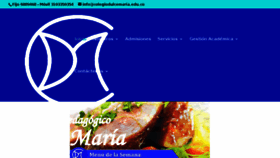 What Colegiodulcemaria.edu.co website looked like in 2018 (5 years ago)