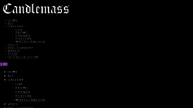 What Candlemass.se website looked like in 2018 (5 years ago)