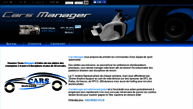 What Cars-manager.com website looked like in 2018 (5 years ago)