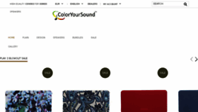 What Coloryoursound.com website looked like in 2018 (5 years ago)