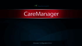 What Caremanager.netsmartcloud.com website looked like in 2018 (5 years ago)