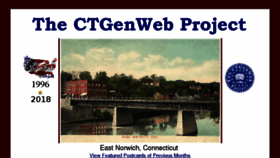 What Ctgenweb.org website looked like in 2018 (5 years ago)