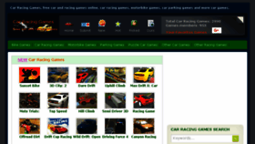 What Car-racinggames.com website looked like in 2018 (6 years ago)
