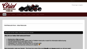 What Chiefmotorcycleforum.com website looked like in 2018 (5 years ago)