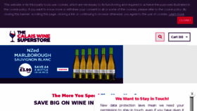 What Calaiswine.co.uk website looked like in 2018 (5 years ago)