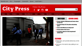 What Citypress.co.za website looked like in 2018 (5 years ago)