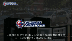 What Collegiateconcepts.net website looked like in 2018 (5 years ago)