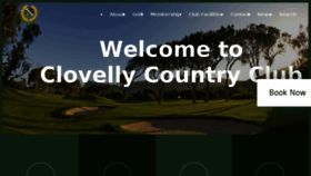What Clovelly.co.za website looked like in 2018 (5 years ago)