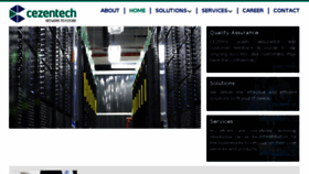 What Cezentech.com website looked like in 2018 (5 years ago)