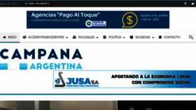 What Campanaargentina.com website looked like in 2018 (5 years ago)