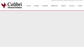 What Colibri-shop.com website looked like in 2018 (5 years ago)