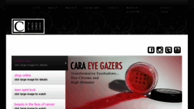 What Caracosmetics.com website looked like in 2018 (5 years ago)