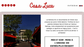 What Casaluca.fr website looked like in 2018 (5 years ago)