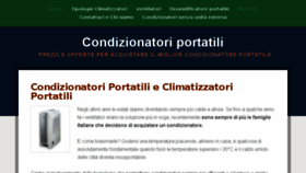 What Condizionatoreportatile.com website looked like in 2018 (5 years ago)