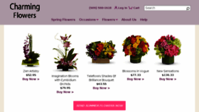 What Charmingflowers.com website looked like in 2018 (5 years ago)