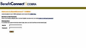 What Cobra.ehr.com website looked like in 2018 (5 years ago)