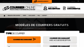What Courrieronline.com website looked like in 2018 (5 years ago)
