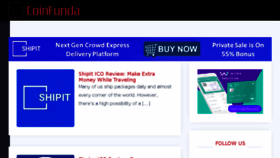 What Coinfunda.com website looked like in 2018 (5 years ago)