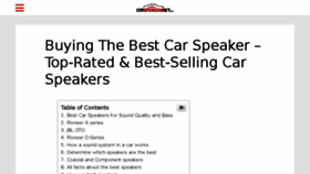 What Carspeakersnet.com website looked like in 2018 (5 years ago)