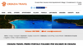 What Croaziatravel.it website looked like in 2018 (5 years ago)
