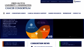 What Cancerconsortium.org website looked like in 2018 (7 years ago)